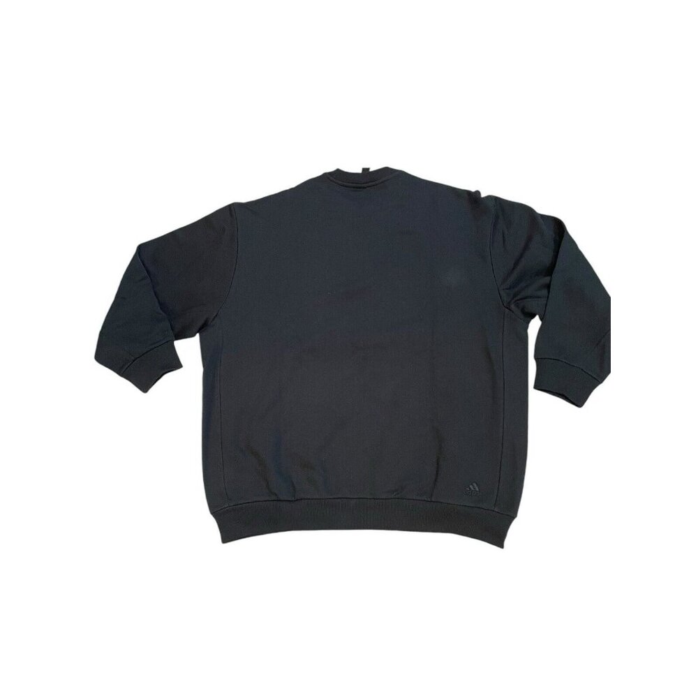 adidas Men's All SZN Sportswear Fleece Graphic Sweatshirt Black Size M NWT - Picture 2 of 7